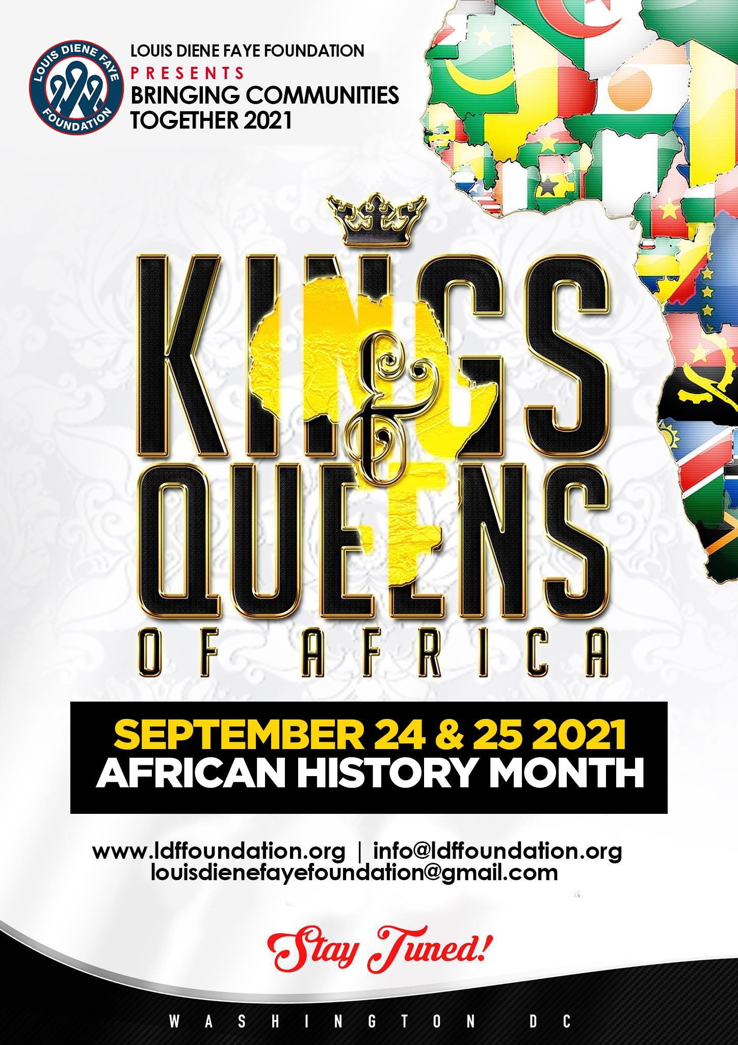 KINGS & QUEENS OF AFRICA - SEPTEMBER 24-25 21 - FRONT FLYER