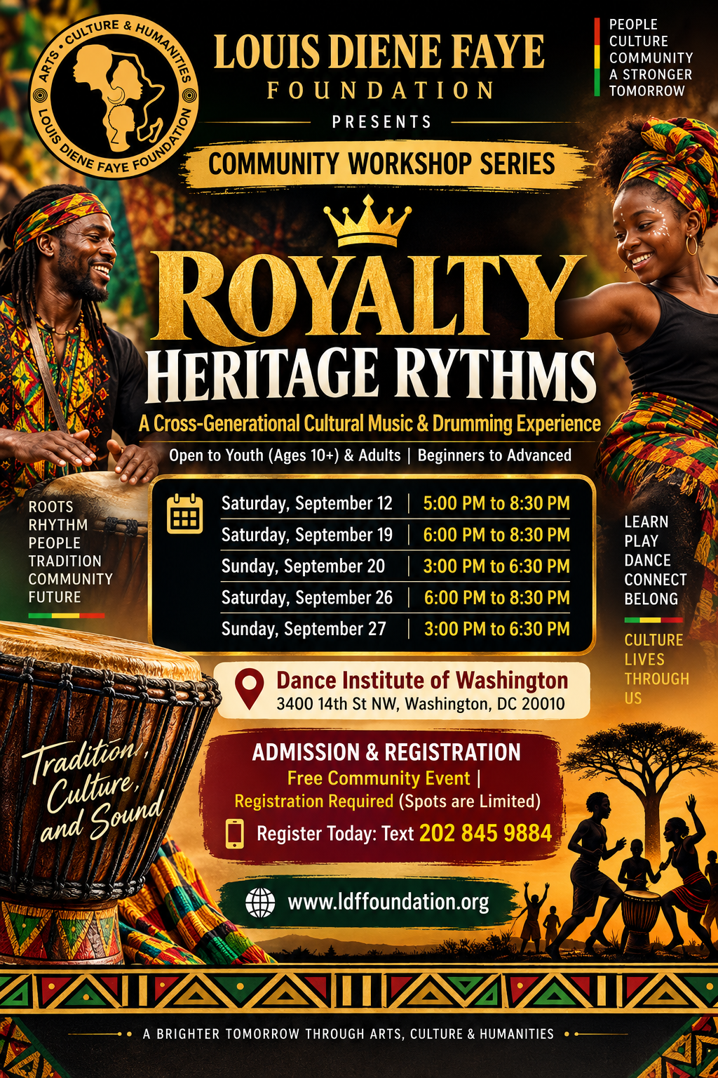 FLYER - DANCE - DRUMMING - WORKSHOPS - CLASSES - 1